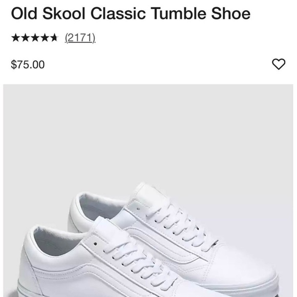 Old school vans. NWT